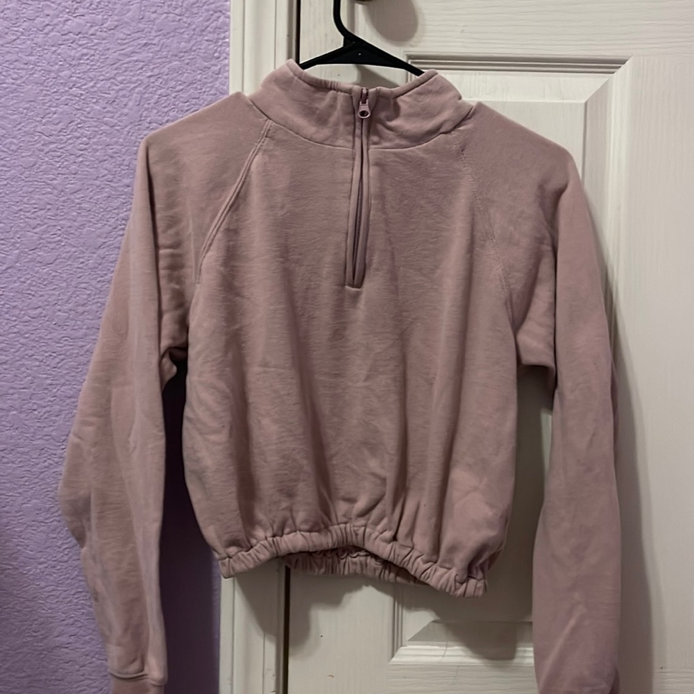 Pacsun LA Hearts quarter zip XS